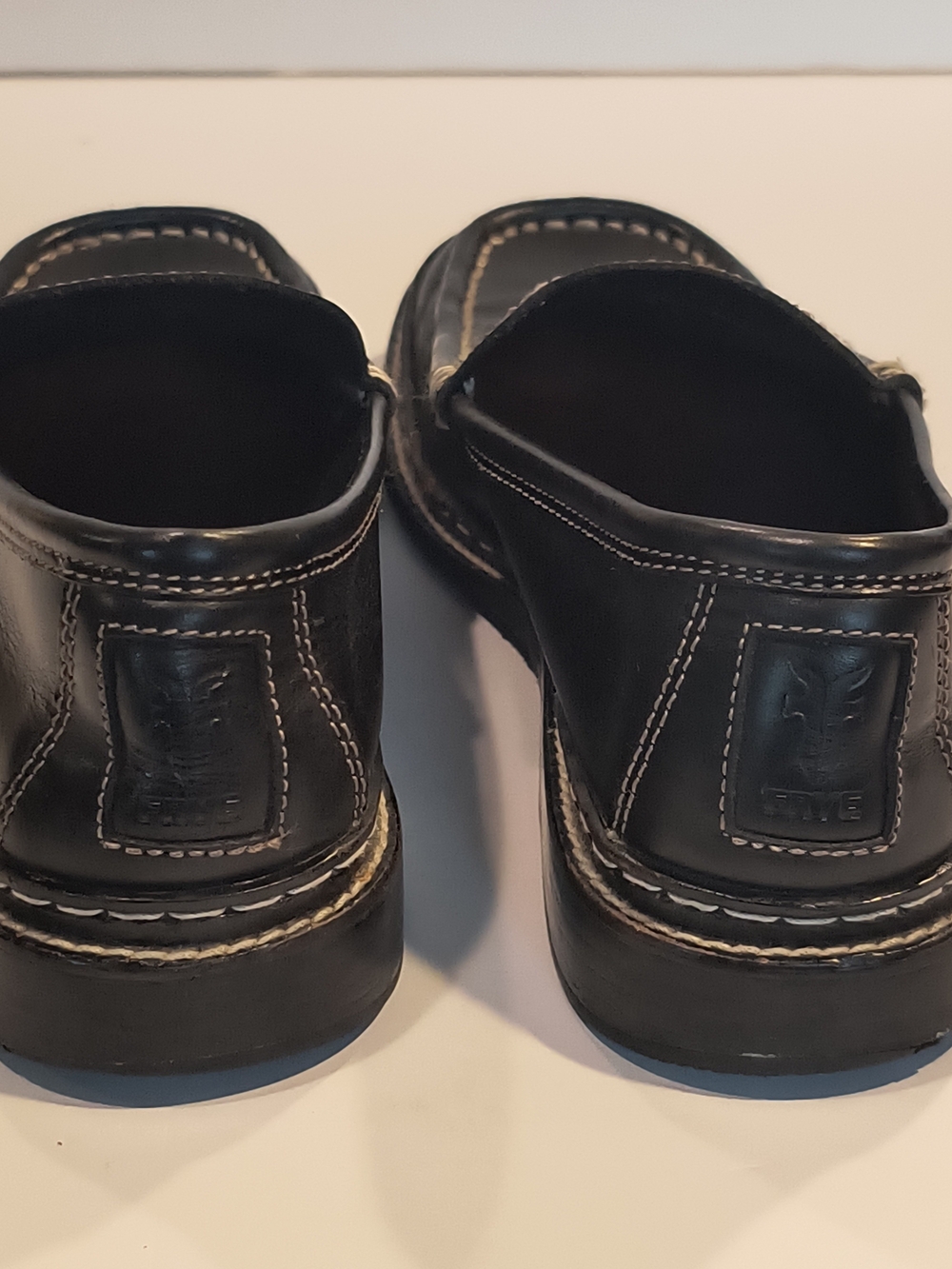 Frye Corsica Moc Black Leather Loafers Moccasins Women’s Size 8.5 M - Picture 4 of 15